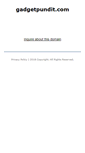 Mobile Screenshot of gadgetpundit.com